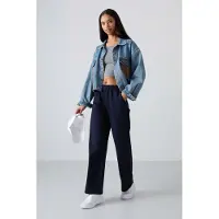 Tommy Life Calças navy / alperce