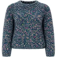 Rich & royal Pullover esmeralda / rosa escurecido
