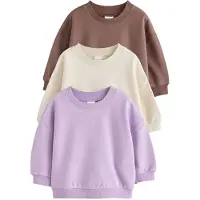 Next Sweatshirt creme / chocolate / orquídea