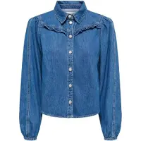 ONLY Blusa 'ONLUMA' azul ganga
