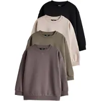 Next Sweatshirt bege claro / cáqui / roxo escuro / preto
