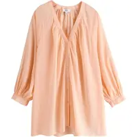 Next Vestido de praia alperce