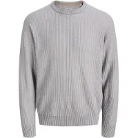Jack & Jones Pullover 'JREBLOGAN' cinzento