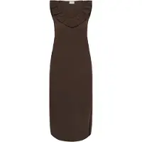KAFFE CURVE Vestido cappuccino