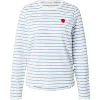 Marc O'Polo Camisa azul pombo / branco