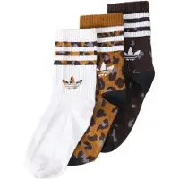 Adidas Originals Meias caramelo / castanho escuro / branco