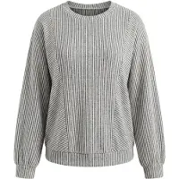 Faina Pullover cinzento / branco