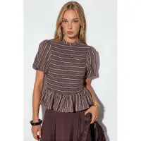 Busem Blusa castanho