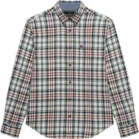 Superdry para homem. M4011197A Camisa Lumberjack branco (XXL), Casual, Algodão, Manga comprida