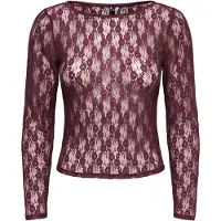 ONLY Camisa chocolate