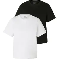 Urban Classics Camisa preto / branco