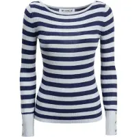 Influencer Pullover índigo / cinzento claro