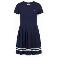 Tommy Hilfiger Vestido azul escuro / branco