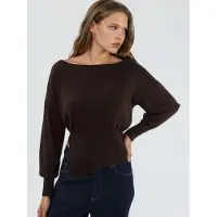 Hiccups for Kids Pullover castanho de castanha