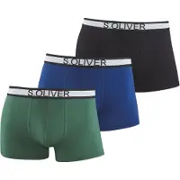 s.Oliver Boxers azul / verde / preto / branco