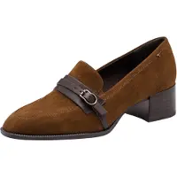 Tamaris Sapatos com cunha frontal conhaque
