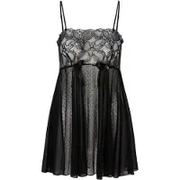 Lingadore Camisa de noite preto