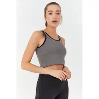 Tommy Life Top 'Crop Top' cinzento escuro