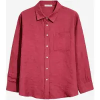 MixRay Blusa 'Hemden' borgonha