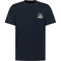 Mustang Camisa 'Austin' navy / castanho claro / branco