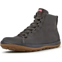 Camper para homem. K300287-036 Sapatilhas de pele Peu Pista GM cinzento (46), Couro, Plano, Cordão, Casual, Cinza