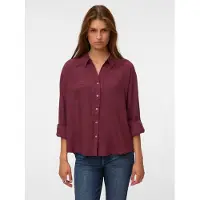 Vero Moda Blusa 'VMAURA' borgonha
