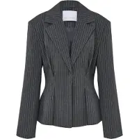 LeGer Studio Blazer 'Sophia' acinzentado / branco