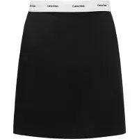 Calvin Klein Jeans Saia 'Ponte' preto / branco
