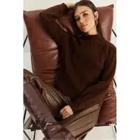 Bianco Lucci Pullover 'Pullover' castanho escuro