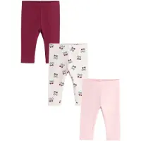 Cool Club Leggings rosa / vermelho / branco