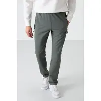 Tommy Life Calças de desporto 'Jogginghose' cáqui