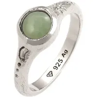 Haze&Glory Anel verde / prata