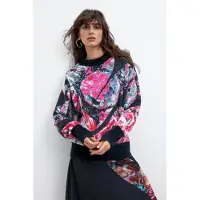 Desigual Pullover 'M. C. Lacroix' mistura de cores / preto