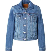 Levi's para mulher. 29945-0265 Casaco Trucker Original azul (M), Casual, Algodão, Denim