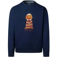 Hackett London para homem. HM5800148 Moletom gola redonda harry marinho (L), Casual, Algodão