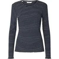 Selected Camiseta De Manga Comprida Anna Stripe