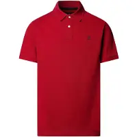 Hackett London para homem. HM5600241 Polo Logo vermelho (XXL), Casual, Algodão, Manga curta