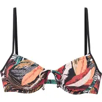 Sunseeker Top de biquíni pêssego / vermelho / preto / branco