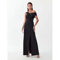 BWLDR Vestido de festa 'Trisha' preto / mosqueado preto