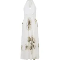 Cloud5ive Vestido de verão chocolate / branco
