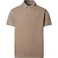 Hackett para homem. HM5600234 Polo Slim Fit Logo bege (L), Casual, Algodão, Manga curta