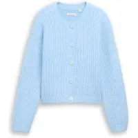Tom Tailor Casaco de malha azul céu