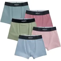 Next Cueca azul claro / verde pastel / cor-de-rosa / rosa escurecido