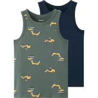 Name it Camiseta Interior Sem Mangas Excavator 2 Unidades