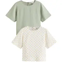 Next Blusa verde claro / laranja / branco