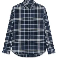 Matinique Camisa 'MATrostol' bege claro / azul noturno / genciana