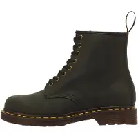 Dr. Martens unisex. 11822300 Botins de Couro 1460 Dms verde (44), Plano, Cordão, Casual
