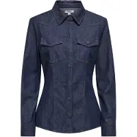 ONLY Blusa 'ONLOlivia' azul ganga