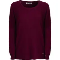 Influencer Pullover 'Ribbed' merlot