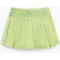 Desigual Saia verde claro / preto / branco